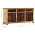 Rustika Rowe -  Sideboard 150x40x76 cm Solid Mango Wood